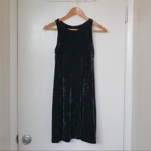 Betsey Johnson Midnight Blue Velvet Dress